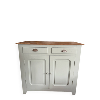 Buffet parisien vert amande vintage