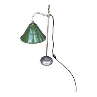 Antique industrial watchmaker/jeweler's lamp goes up and down