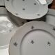 8 antique dinner plates