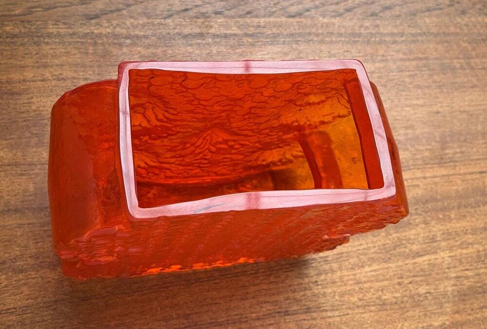 Mid-century Nebula glass vase by Nanny Still for Riihimäki Lasi, 1960s