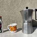 Italian coffee maker 8-10 cups vintage 70s very good condition