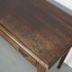 Vintage English Rustic Farmhouse Oak Side Table, 1950s