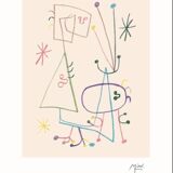 Lithograph by Joan Miró