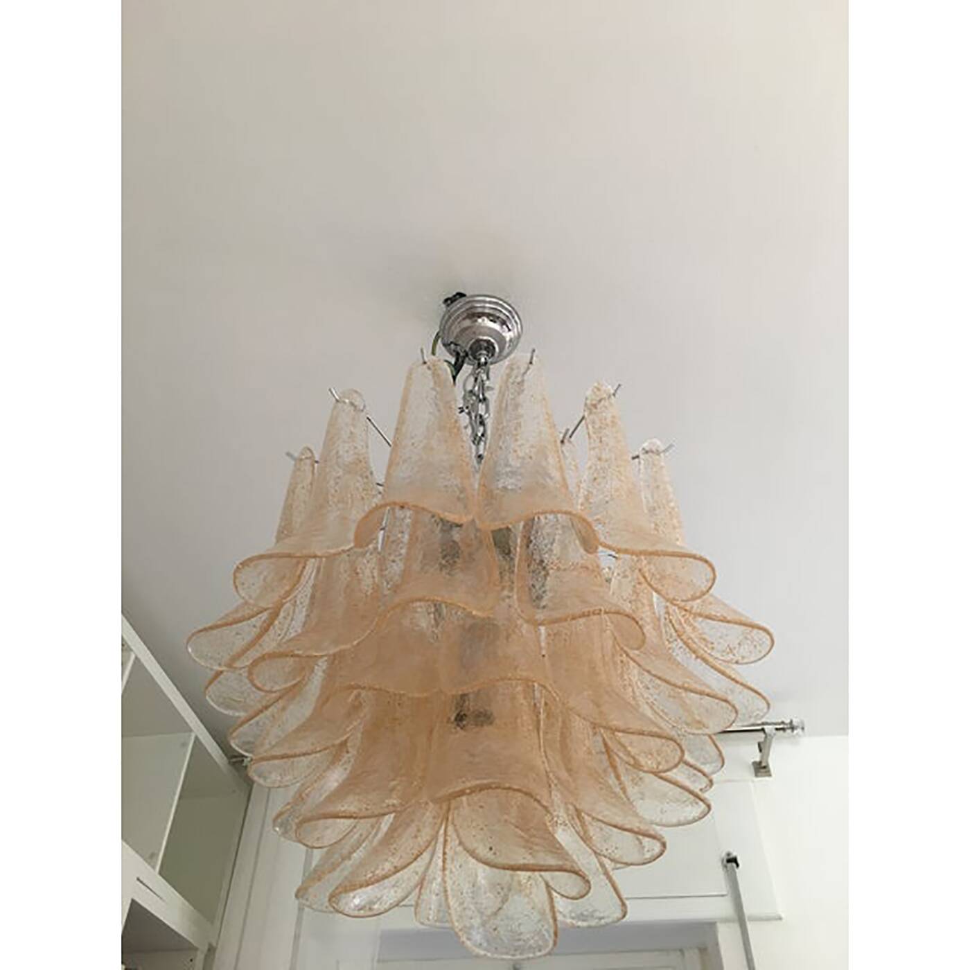 Italian Gold Selle Murano Glass Candlestick