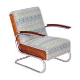 Art Deco Armchair in Beech and Spruce, 1930s