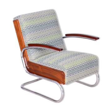 Art Deco Armchair in Beech and Spruce, 1930s