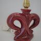 Stylized ceramic décor lamp foot