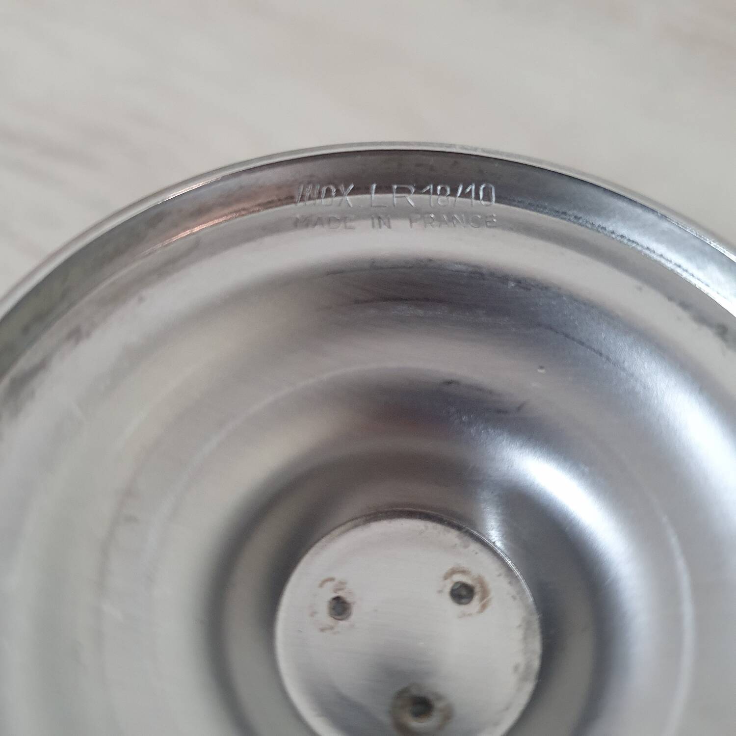 6 Remy Letang 18/10 stainless steel bowls