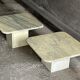 Marble nesting coffee tables, 1960s, France