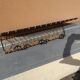Ferotin coat rack in wicker and metal from the 60s vintage
