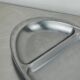 serviteur ovale en inox contour travaillé