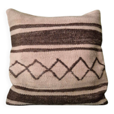 Housse de coussin en kilim berbère ancien