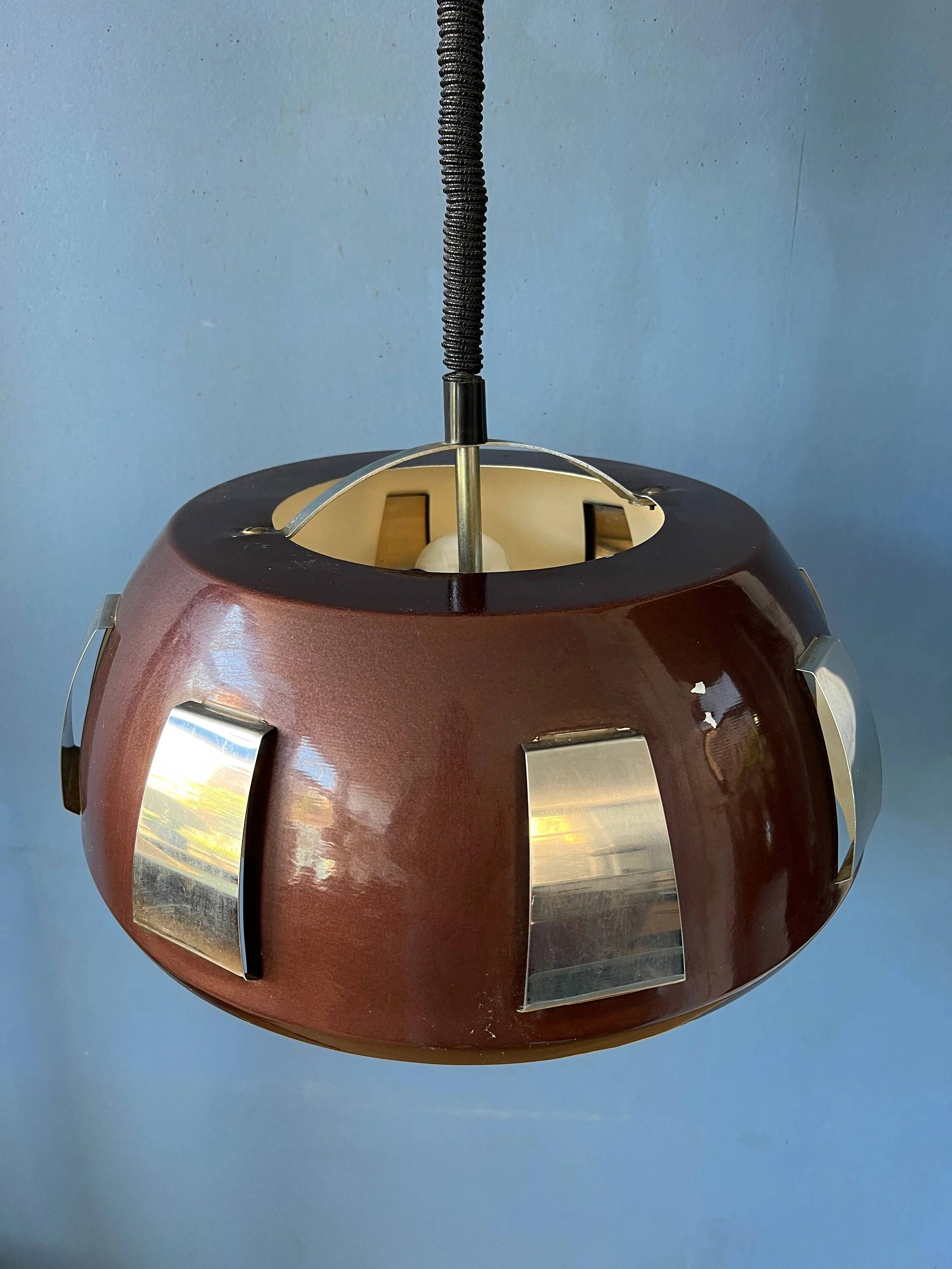 Vintage Lakro Amstelveen suspension - Space Age hanging lamp