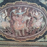 Wall tapestry, Asian embroidery