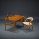 Chaise de Bureau Modèle 31 par Kai Kristiansen pour Schou Andersen, Danemark, 1960s