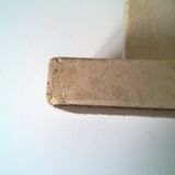Travertine and gilded brass lamp base