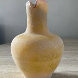 Scavo Murano vase jug in yellow glass paste