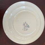 Longchamp ironstone plate, Chardon model