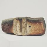 Large stoneware bottle by Gérard Brossard, La Borne