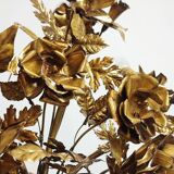 Pair of brass appliques. France, 1960s.