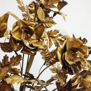 Pair of brass appliques. France, 1960s.