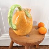 Pichet barbotine orange