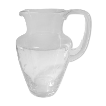 Carafe cristal taillée