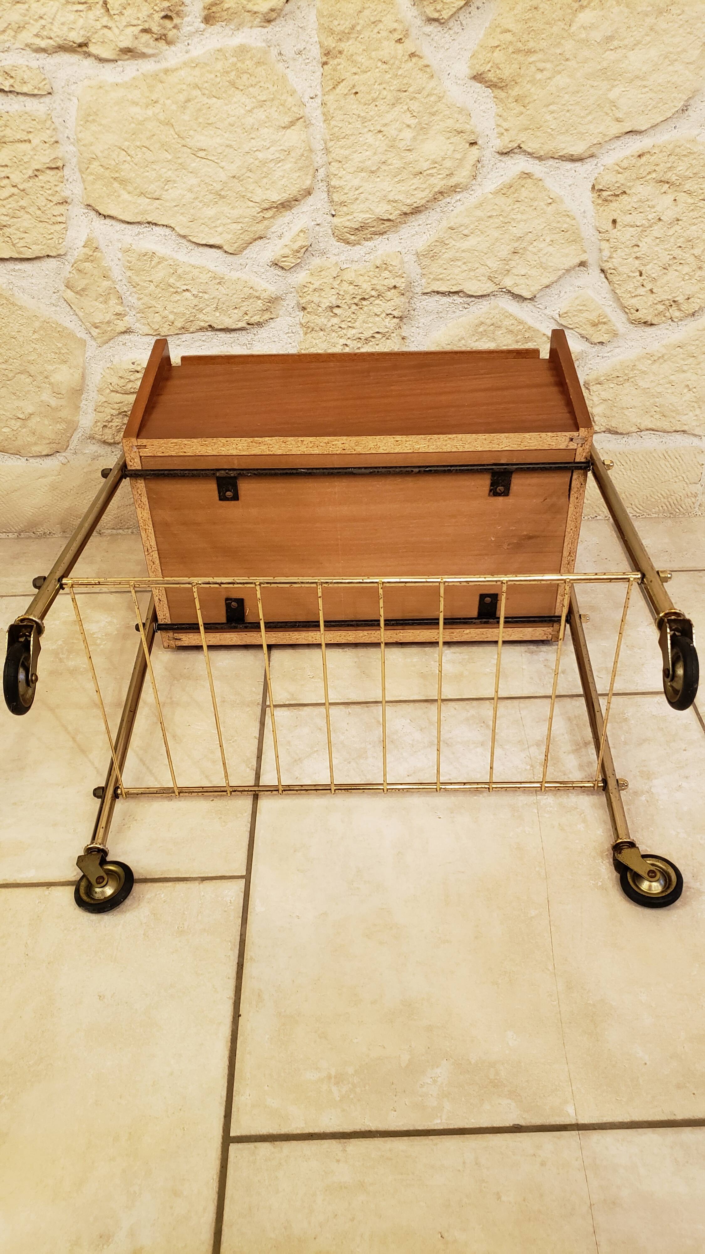 Worker on wheels vintage work box from the 60s