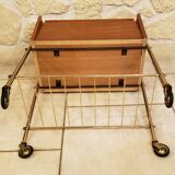 Worker on wheels vintage work box from the 60s