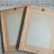 Pair of gilded wooden botanical frames from the 70s