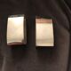 Towel round duo You and Me silver metal