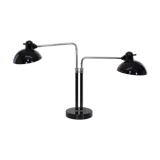 Double desk lamp, Bauhaus, by Christian Dell, model 6660 Super, original edition Kaiser Idel