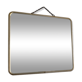Miroir barbier vintage 30x25cm