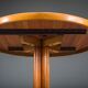 Vintage round teak dining table, 1960s