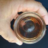 Art Deco vase in pink glass / 4