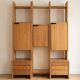 Modular library in solid elm by Pierre Chapo