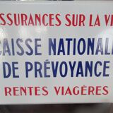 Ancienne plaque émaillée