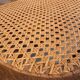 Louis XVI style piano bench in carved wood and caning