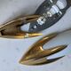 Paire d' appliques Space Age 70'