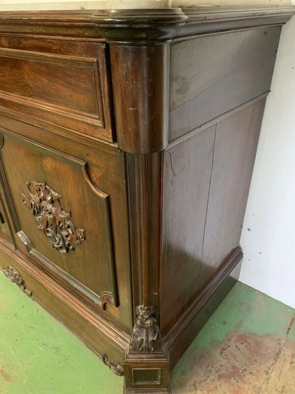 Buffet commode secrétaire en palissandre commode napoléon iii