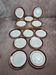 Lot de 12 assiettes à dessert Digoin Sarreguemines « rubis »