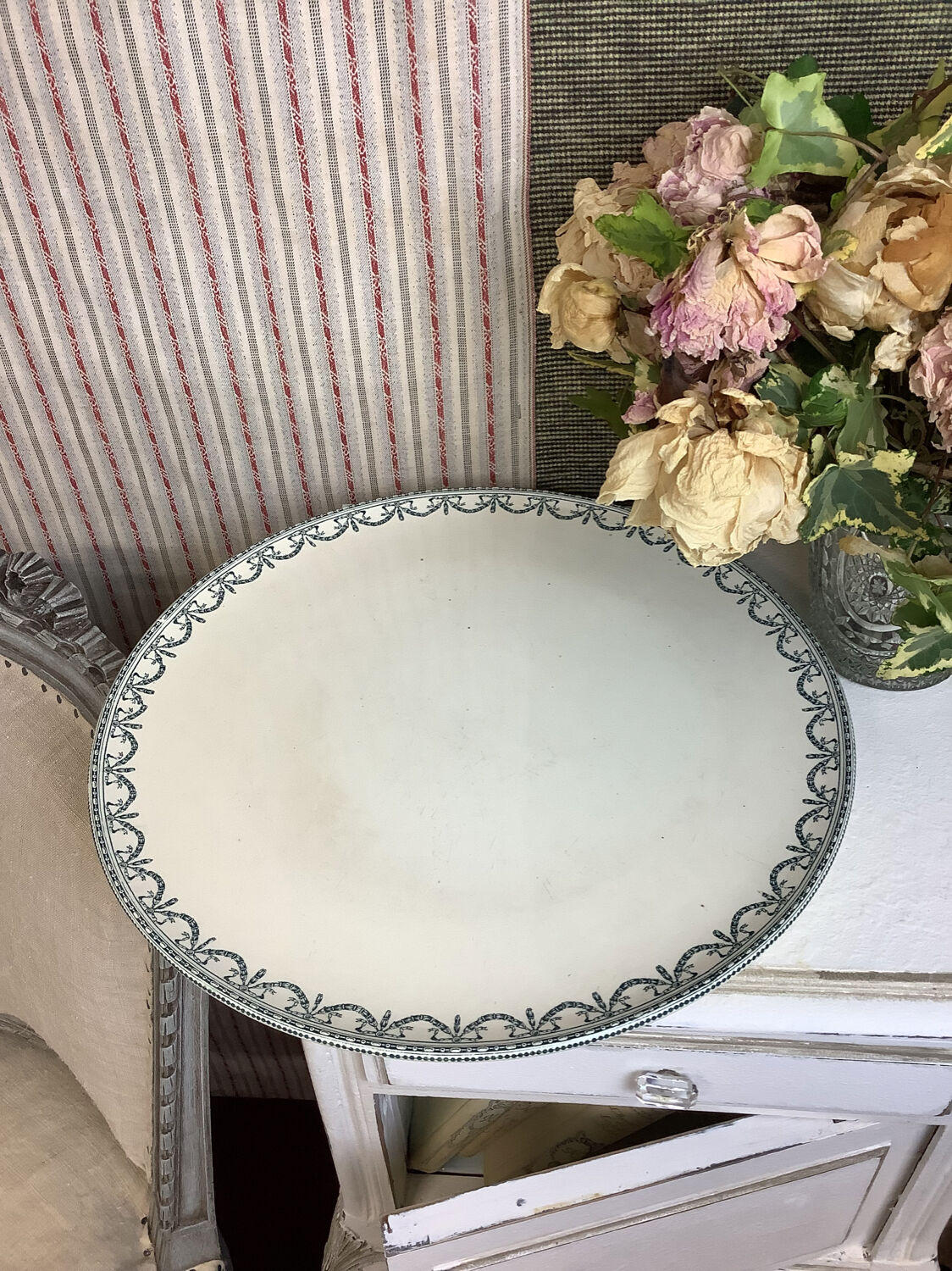 Old artisanal dish made in France Salins