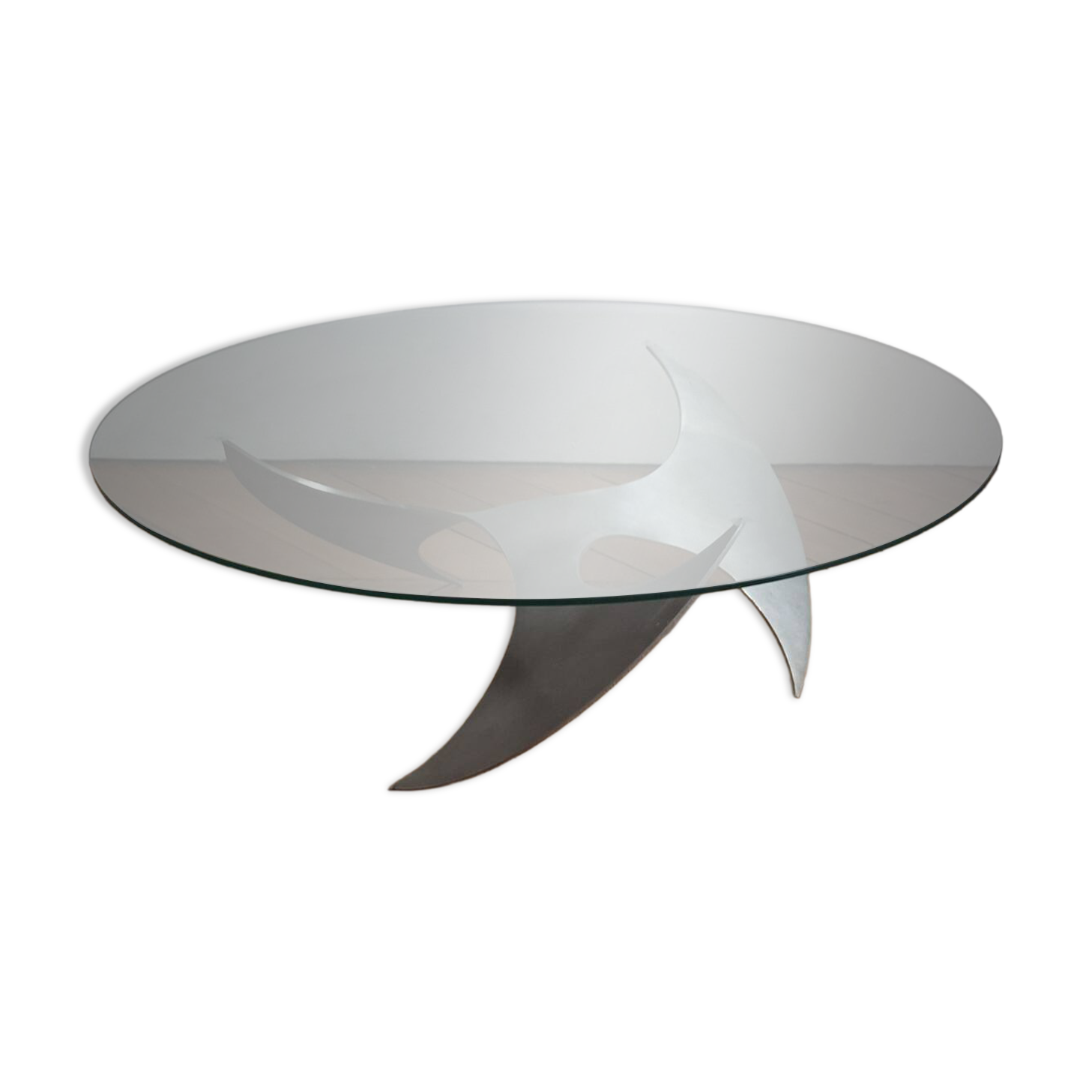 vintage propeller base K nut Hesterberg in steel and