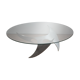 vintage propeller base K nut Hesterberg in steel and