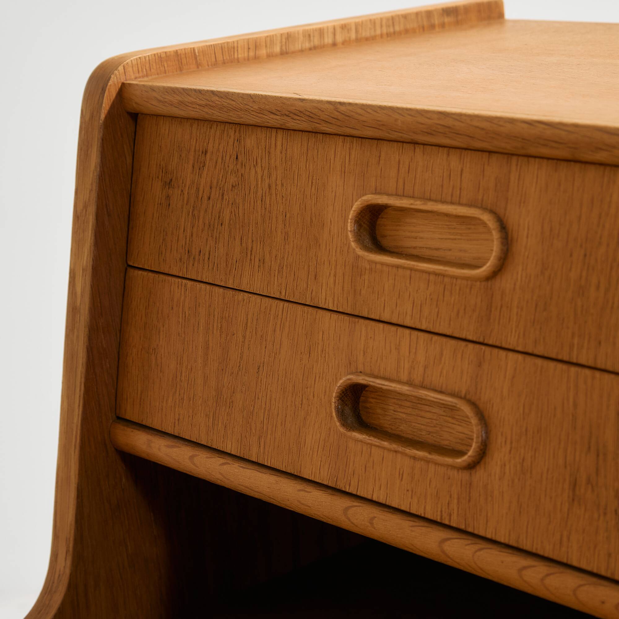 Danish oak bureau desk