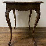 Oak side table from the 19th century