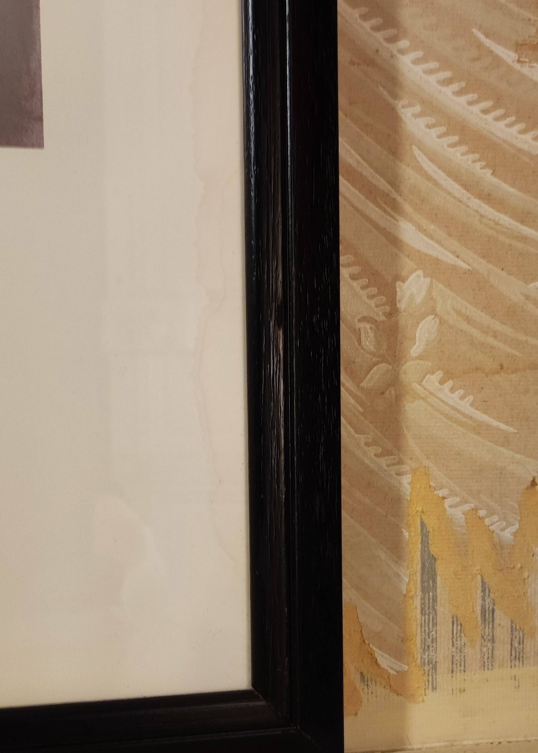 Poster of the painter Domingo Álvarez Gómez framed