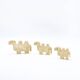Family of 3 travertine camels by Fratelli Mannelli