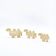 Family of 3 camels in travertine by Fratelli Mannelli
