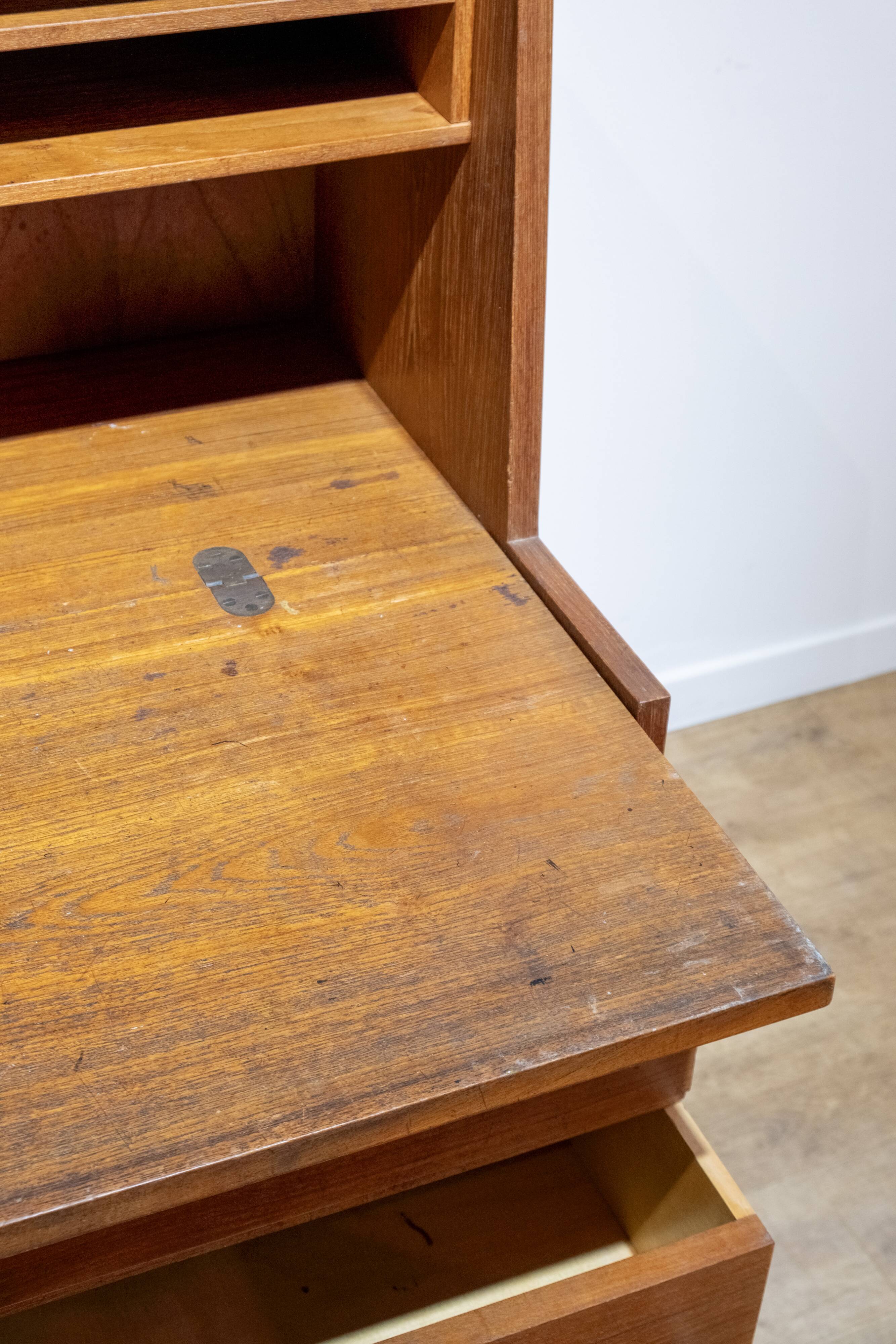 Danish teak secretary